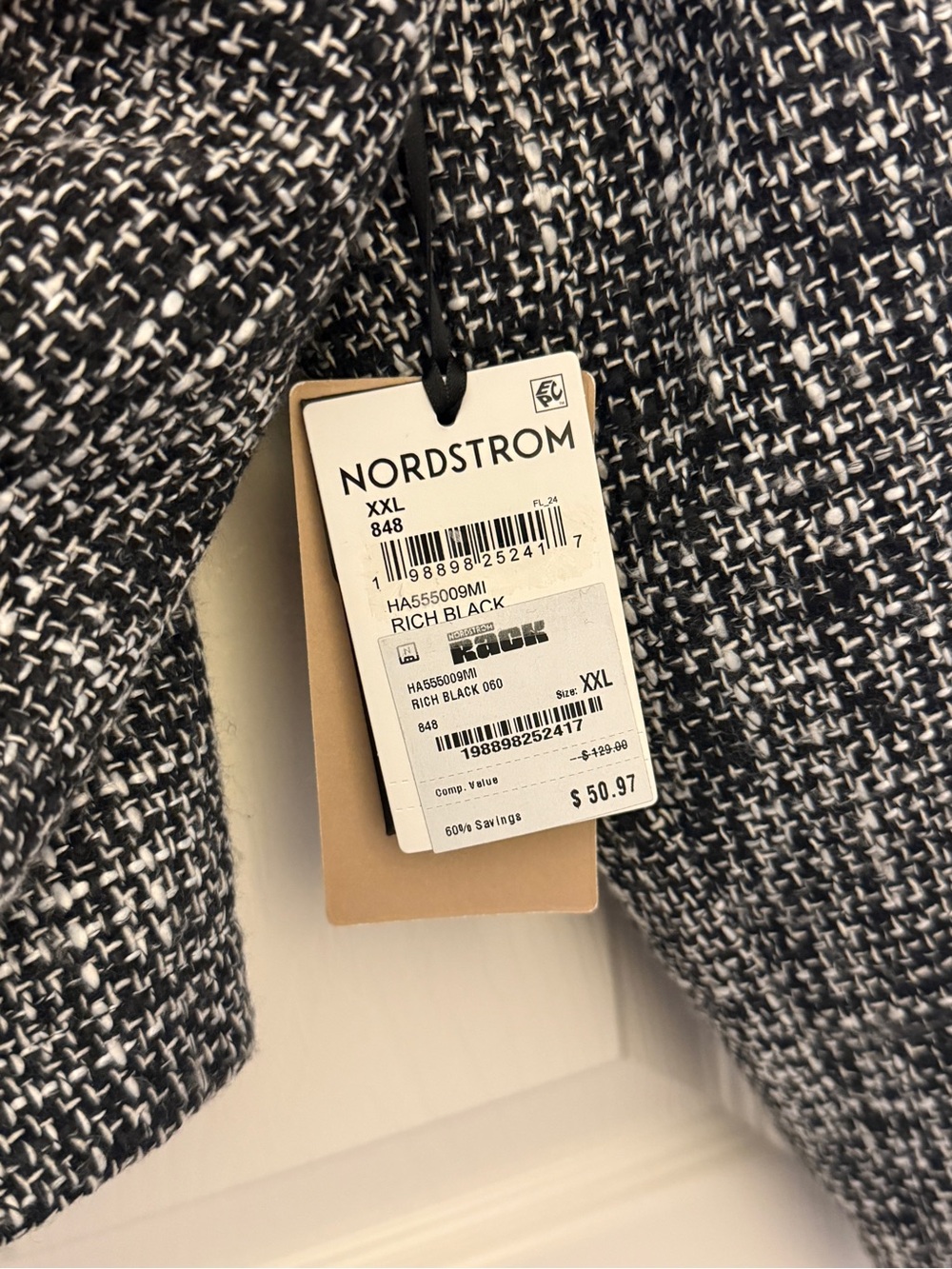 GreyTweed Crop Jacket - Halogen - Picture 3 of 5